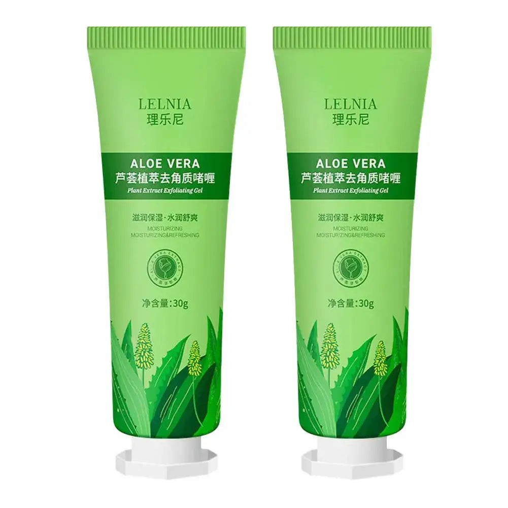 Gel exfoliante de aloe vera para rostro y cuerpo