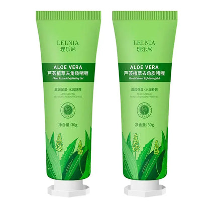 Gel exfoliante de aloe vera para rostro y cuerpo