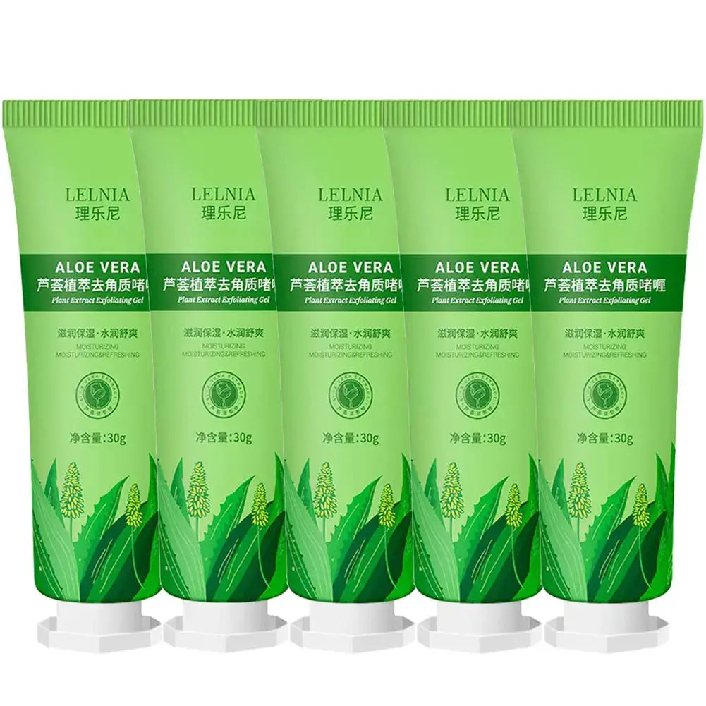 Gel exfoliante de aloe vera para rostro y cuerpo