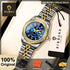 BINBOND Blue Dial Women&