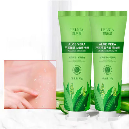 Gel exfoliante de aloe vera para rostro y cuerpo